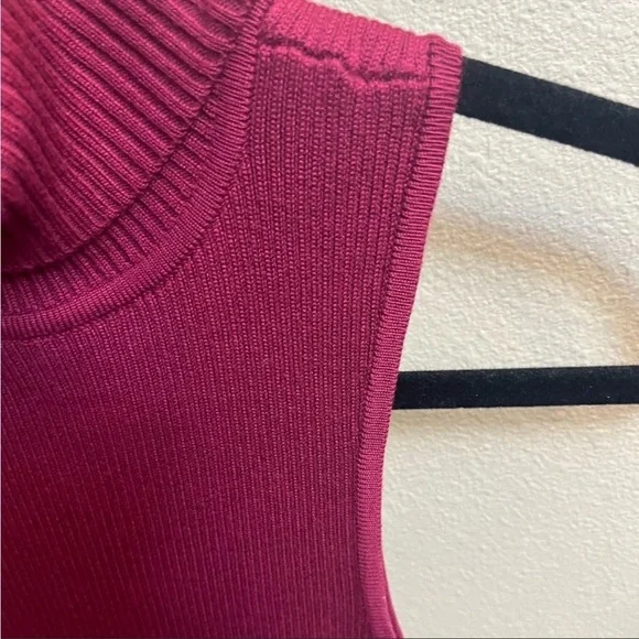 NEW! ROMEO & JULIET COUTURE Berry Colored Women’s SM Ribbed Sleeveless Bodycon - Picture 11 of 11